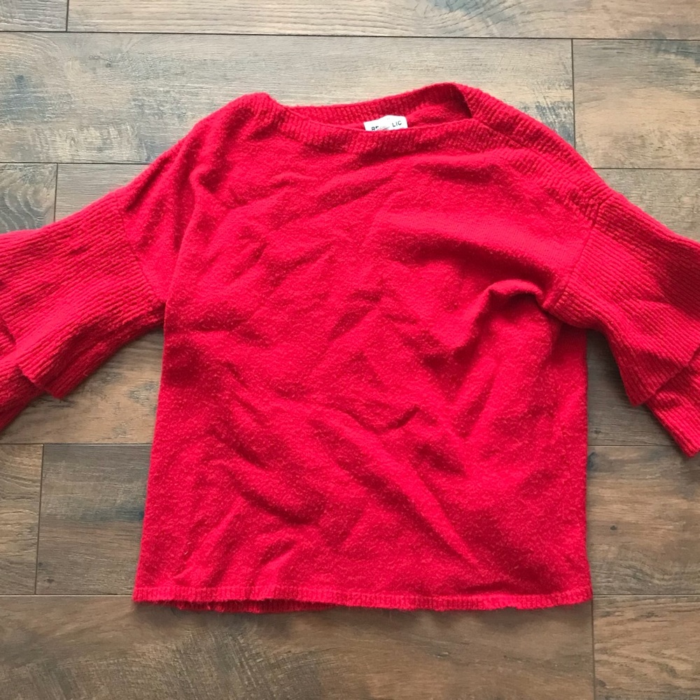Red sweater